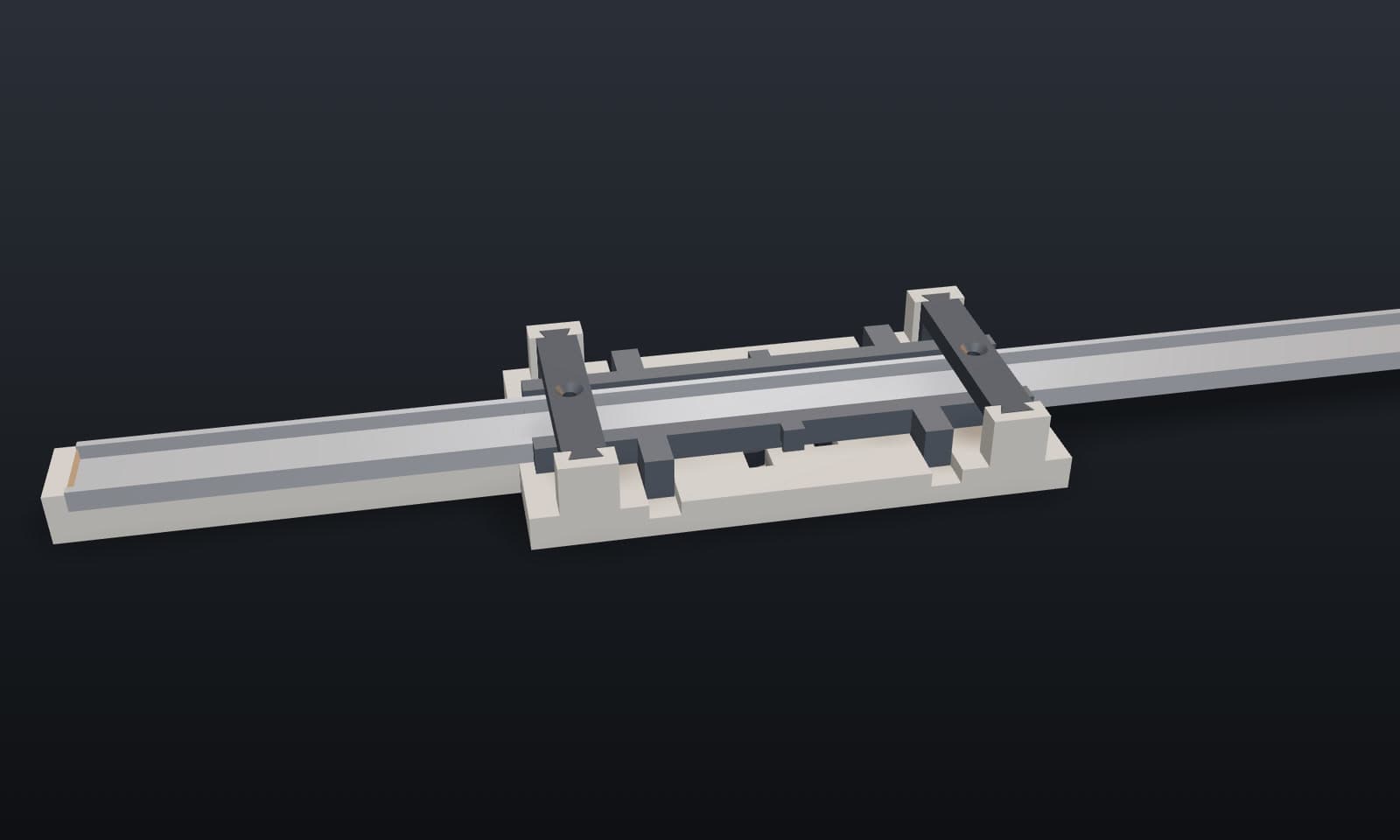 3D-printed Slide Marking Jig for the Drawer Cradle, studio render